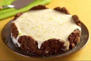 Torta de Limão com cookies