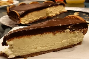 Torta holandesa de creme de maracujá