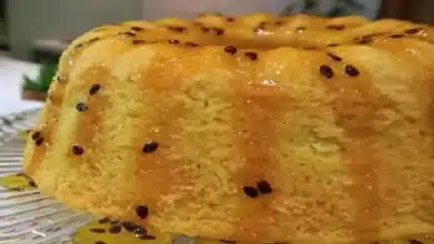 Bolo de maracujá fofinho