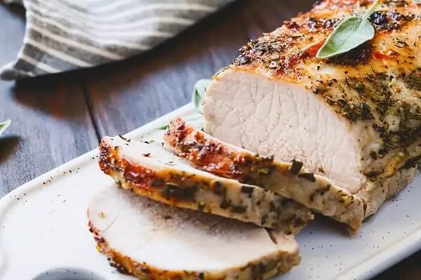 receita de Lombo de porco assado com batata