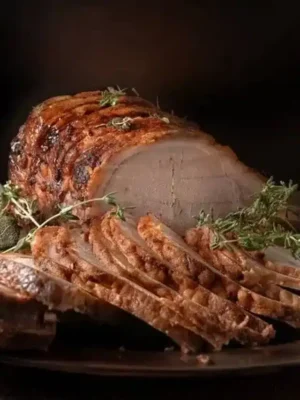 Lombo de porco no forno