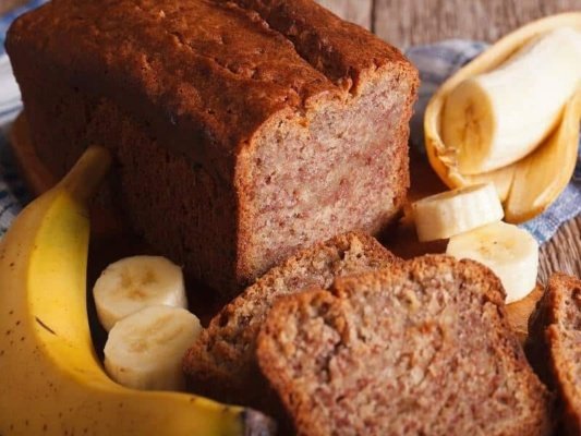Bolo de casca de banana