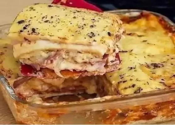 Torta de pão de forma