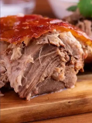 Receita de pernil suíno assado