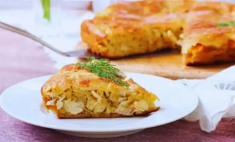 Bolo salgado de micro-ondas