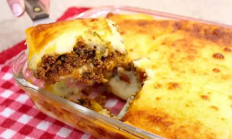 Receita de Escondidinho de carne moída