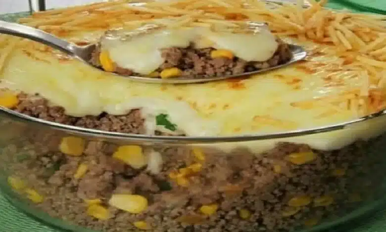 Fricassê de carne moída 1 Fricassê de carne moída