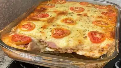 Lasanha bolonhesa com molho branco 6 Receita de Lasanha bolonhesa com molho branco