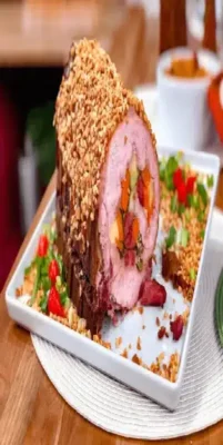 receitinha de lombo de porco recheado