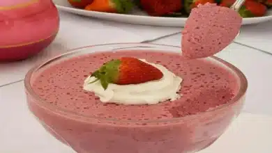 Receita de Mousse de morango