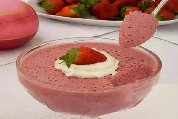 Mousse de morango