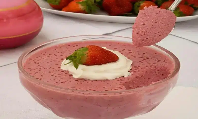 Receita de Mousse de morango