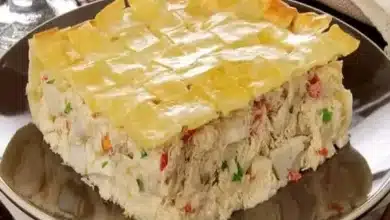 Torta de massa de pastel rápida