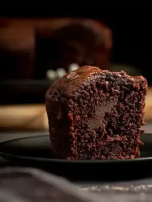 Bolo de chocolate de liquidificador