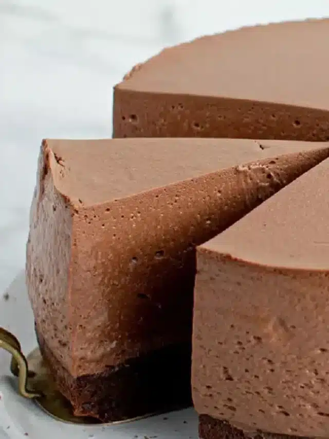 Bolo mousse de chocolate diet, fácil e prático de fazer