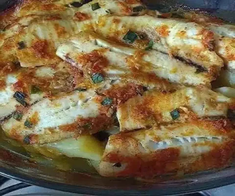 Filé de Tilápia assado no forno