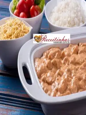 Receita de Receita de Strogonoff de Frango Cremoso