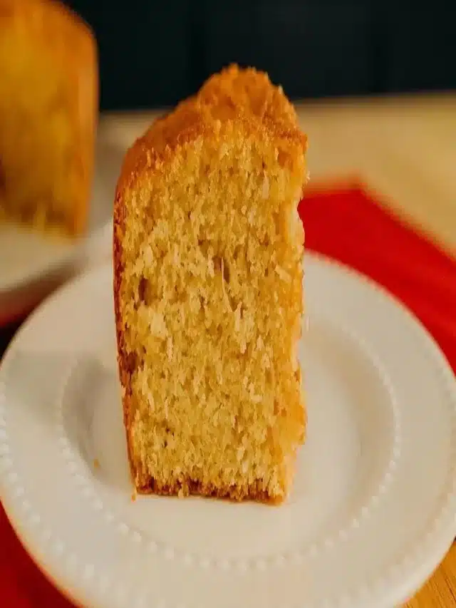 Bolo de milho sem lactose