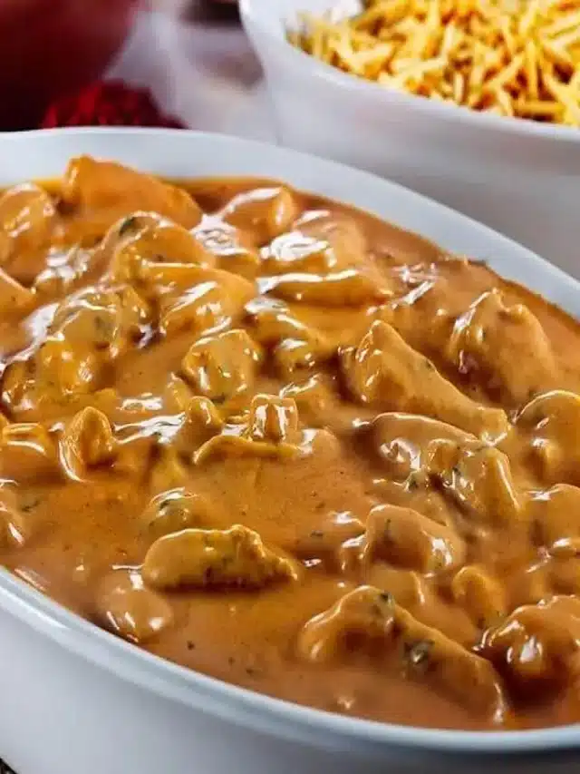 Strogonoff de frango tradicional