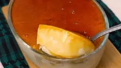Pudim na travessa sem forno e sem ovo