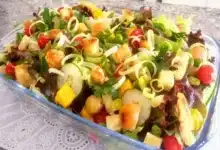 Receitas de saladas natalinas
