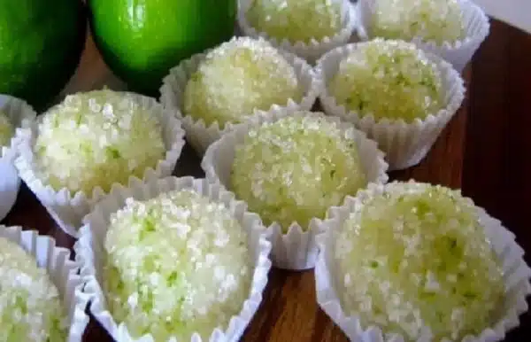 Receita de brigadeiro de limão