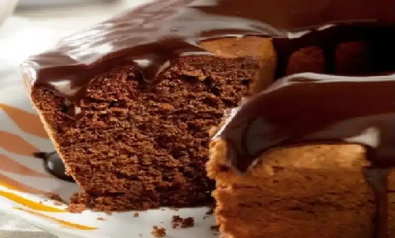 Bolo de chocolate com cobertura de ganache 1 Como fazer o Bolo de chocolate com cobertura de ganache