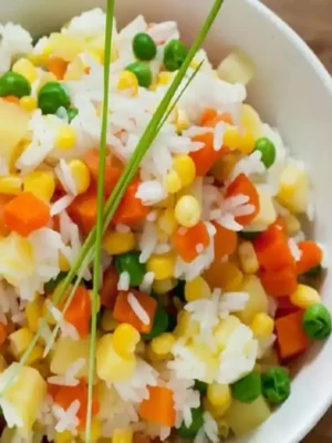 arroz primavera, veja como fazer