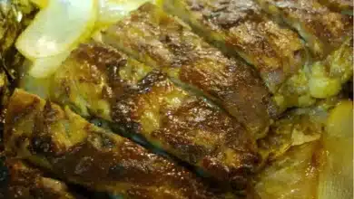 Costelinha de porco assada no forno