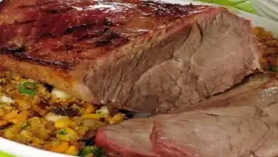 Receita de Maminha assada com farofa