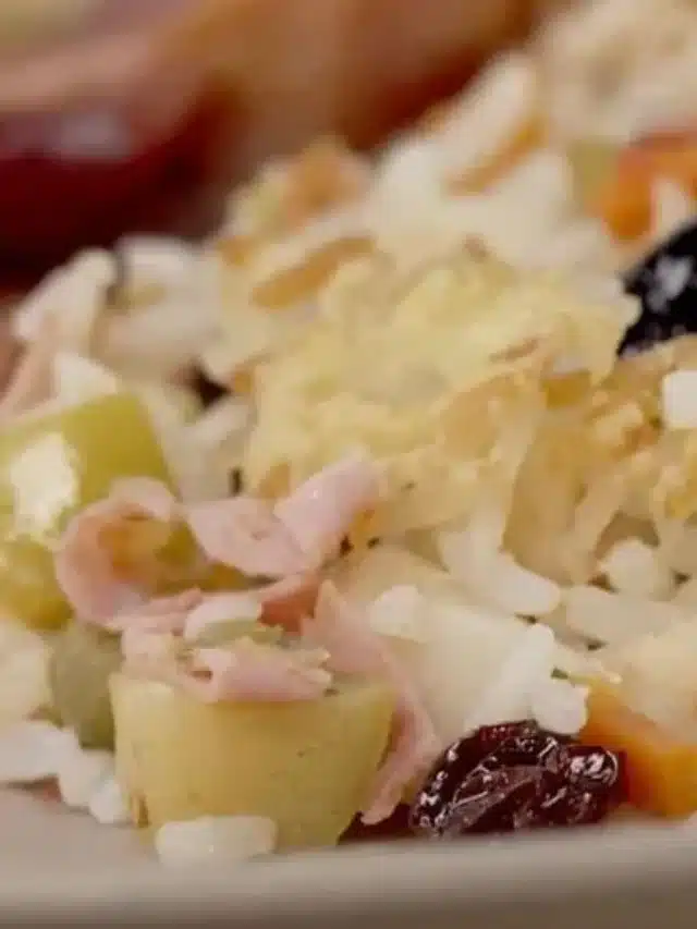 Como fazer arroz de natal