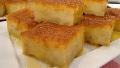 Receita de pudim de pão simples