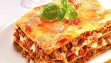 Receita de lasanha com massa de pastel