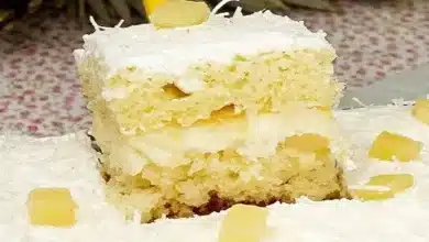 Receita de bolo de abacaxi gelado