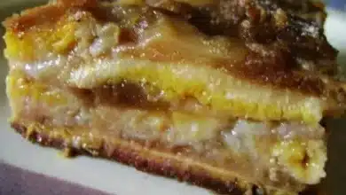 Receita de Torta de banana vegana