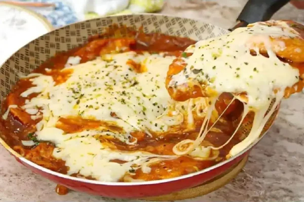 Frango à parmegiana na panela simples e econômica