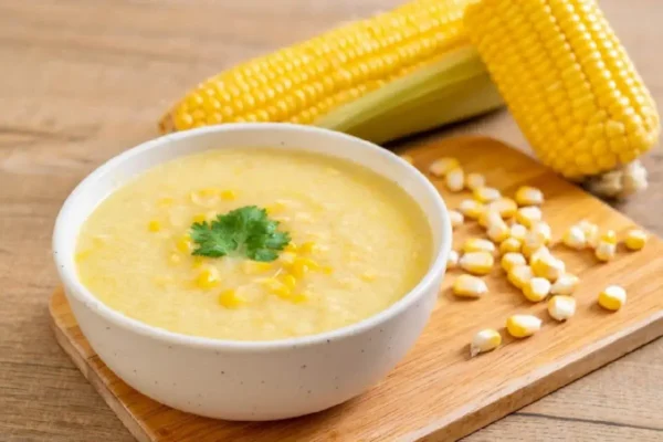 Receita de Creme de milho verde 1