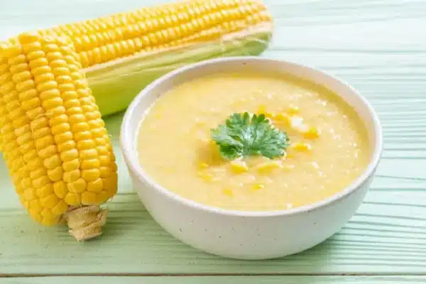 Creme de milho verde delicioso