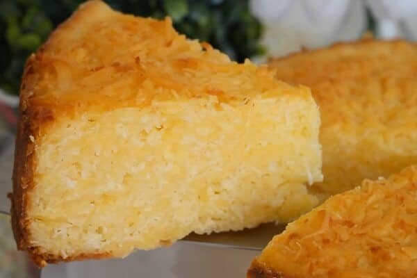 Bolo de aipim tradicional