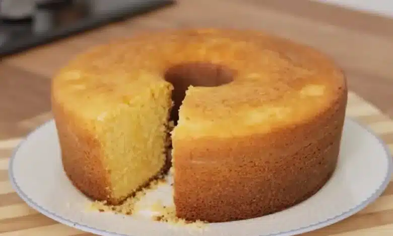 Bolo de fuba no liquidificador 1 Receita de Bolo de fuba no liquidificador