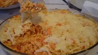 Macarrão parafuso de forno