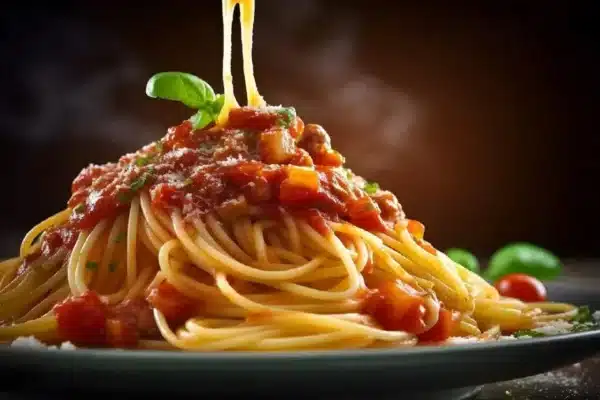 Receita de esparguete à bolonhesa