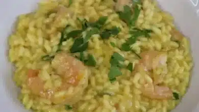 Como fazer risoto de camarão