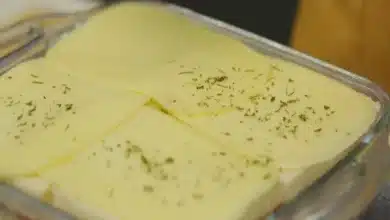 Torta de pão de forma assada 6 Torta de pão de forma assada