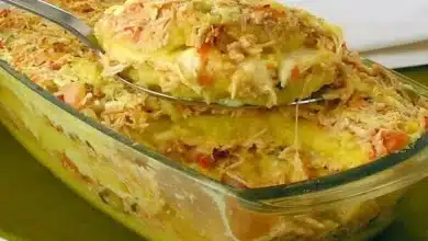 Como fazer a Polenta recheada com frango desfiado