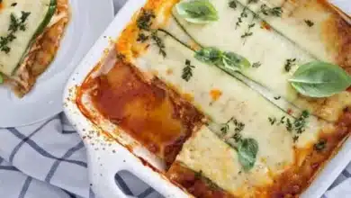 Lasanha de abobrinha com molho branco fácil de fazer 6 Lasanha de abobrinha com molho branco fácil de fazer