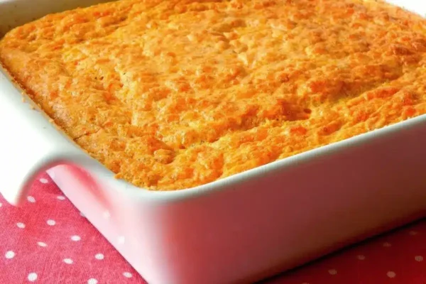 Receita de suflê de cenoura simples e saudável