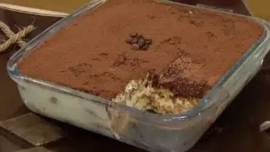 Receita de tiramisu na travessa