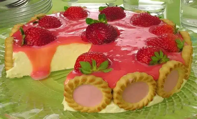 Torta holandesa de morango