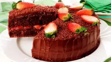 Receita de bolo sensação de morango
